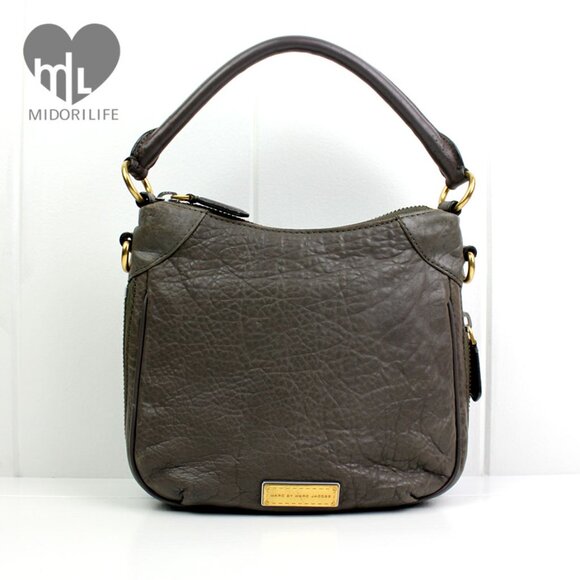 MARC BY MARC JACOBS Washed Up Billy Mini Leather Hobo - Picture 4 of 16